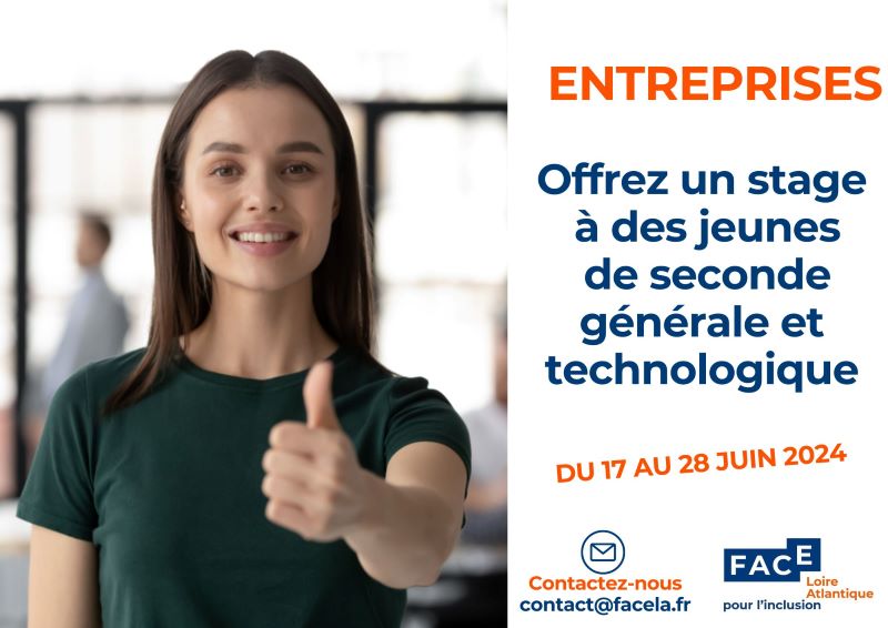 Entreprises, proposez des stages à des jeunes de seconde