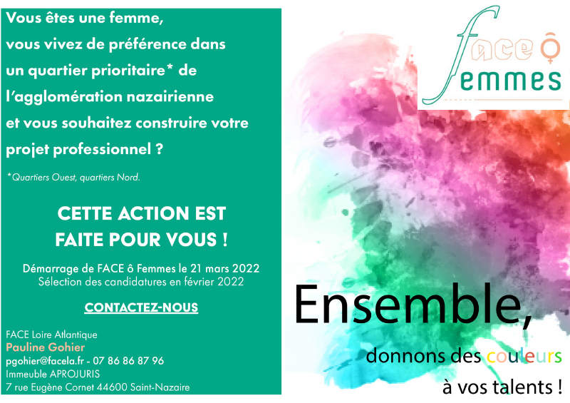 FACE ô Femmes : ensemble, donnons des couleurs à vos talents !