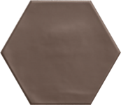 Carrelage hexagonal grès cérame Brown