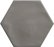 Carrelage hexagonal grès cérame Grey