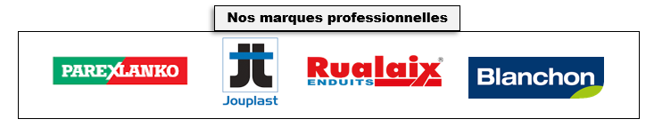Bricomarques: nos marques professionnelles (Parexlanko, Jouplast, Rualaix, Blanchon)