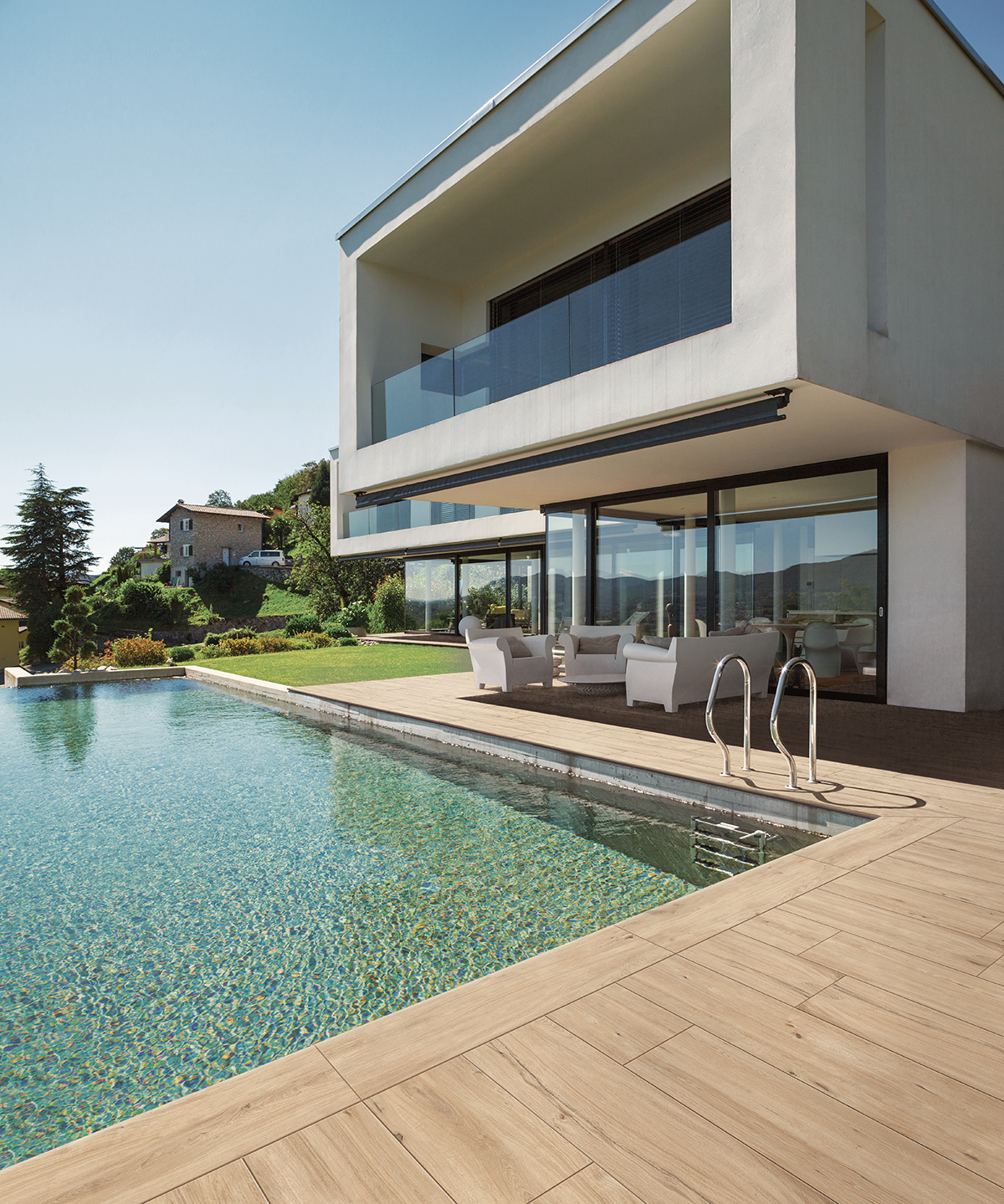 Dalle Padouk Clair 20mm Pas Cher Carrelage Peinture Terrasse A