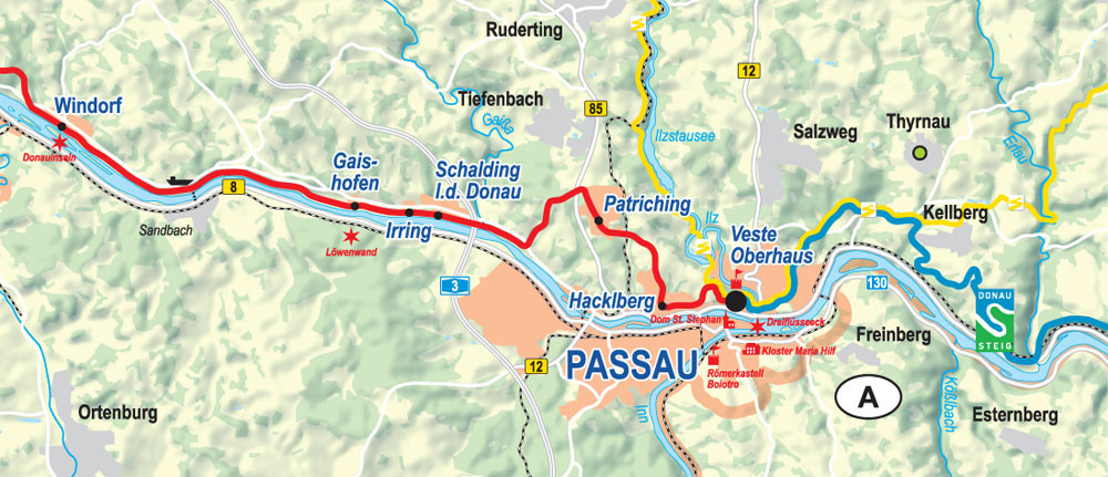 Etappe: Windorf bis Passau - Wandern am Donau-Panoramaweg
