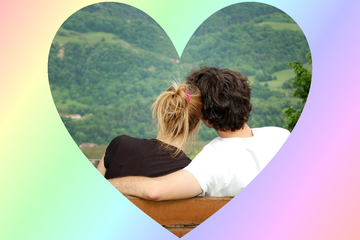 Photo en forme de coeur