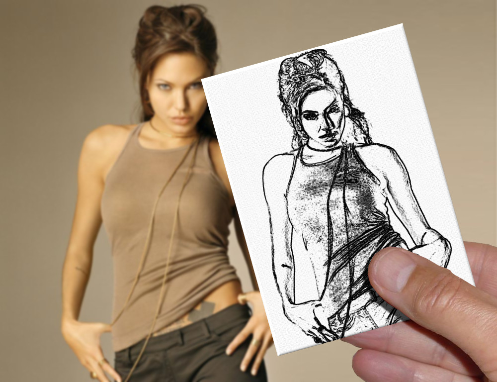 Photo vers croquis
