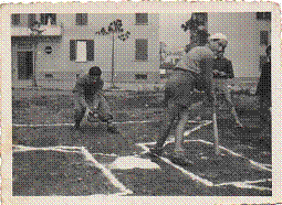 Nella foto Umberto Calzolari alla battuta e Franco Ludovisi ricevitore