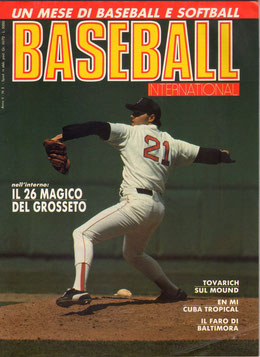 Una copertina della rivista BASEBALL INTERNATIONAL