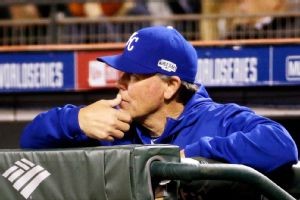 Nella foto Ned Yost manager dei Kansas City Royals (AP Photo/Matt Slocum)