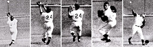 La famosa presa di Willie Mays