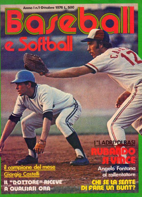 Una copertina della rivista Baseball e Softball
