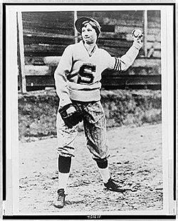 Nella foto Jackie Mitchell (Wikipedia)