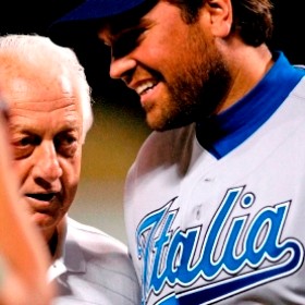 Nell'immagine Mike Piazza con Tom Lasorda, ambedue Italoamericani