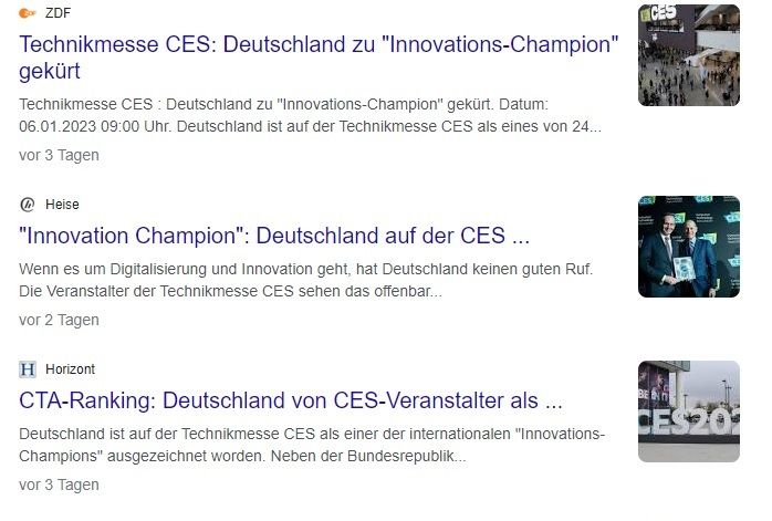 Deutschland gewinnt die nächste Bullshit-Innovationsauszeichnung.