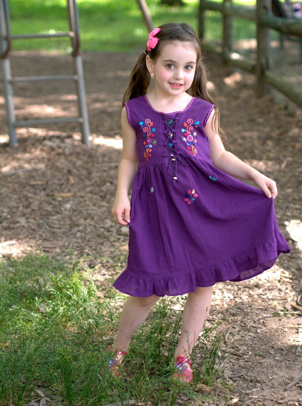 Boho Country Dress Little Cotton Dress Children's Clothes