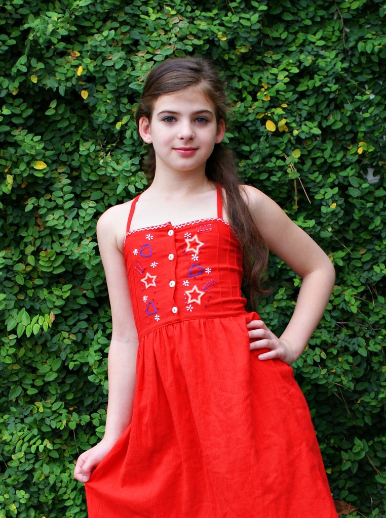 Girl Halter Sundresses Little Cotton Dress Children's Apparel