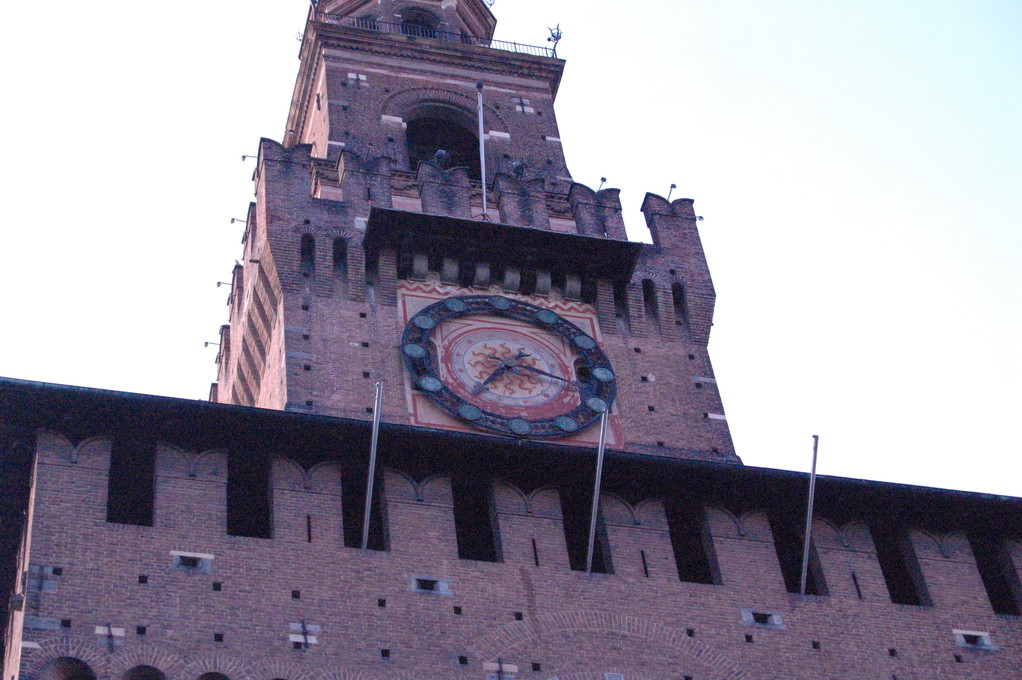 La torre del Castello Sforzesco
