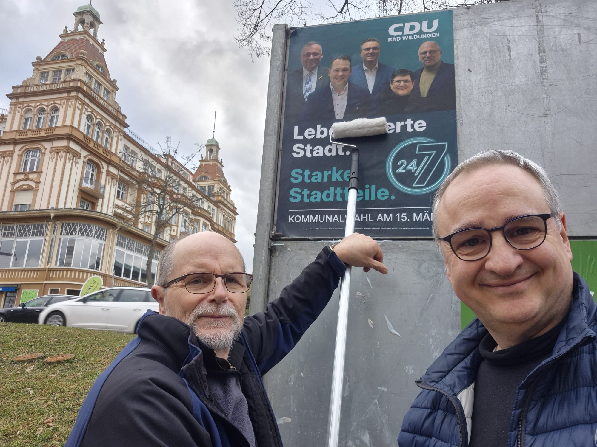 Briefwahl startet, CDU stellt Plakate und ihren Flyer vor