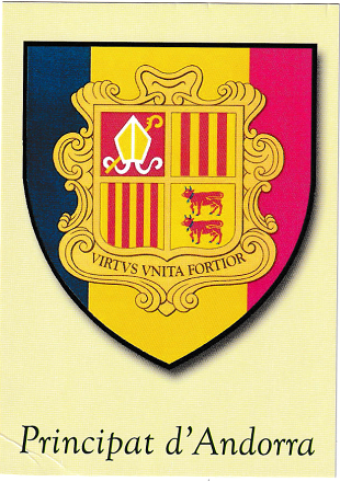 Blason de la principauté d'Andorre