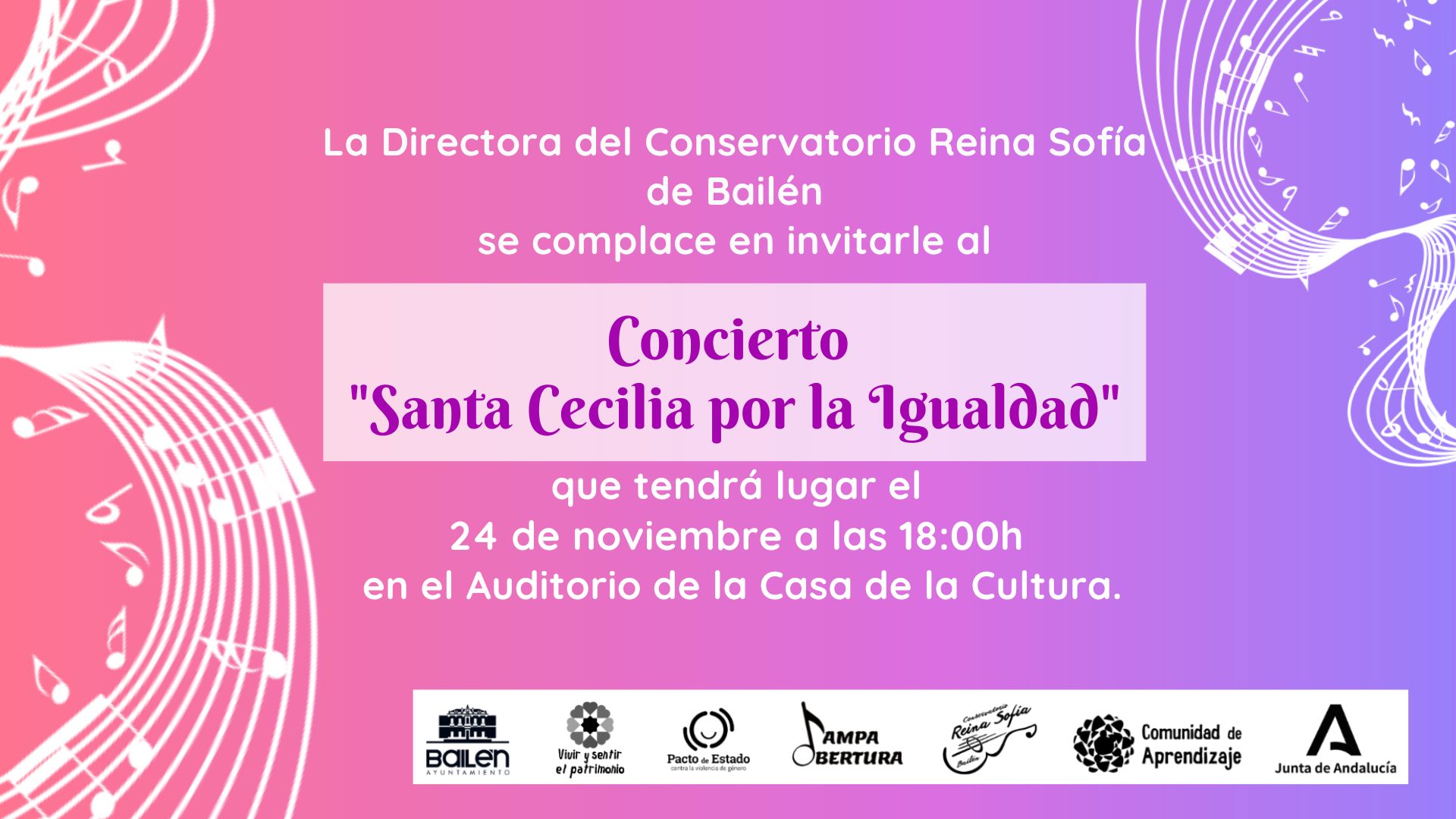 Concierto Santa Cecilia por la Igualdad