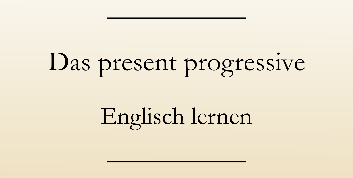 Englischblog - Englisch lernen