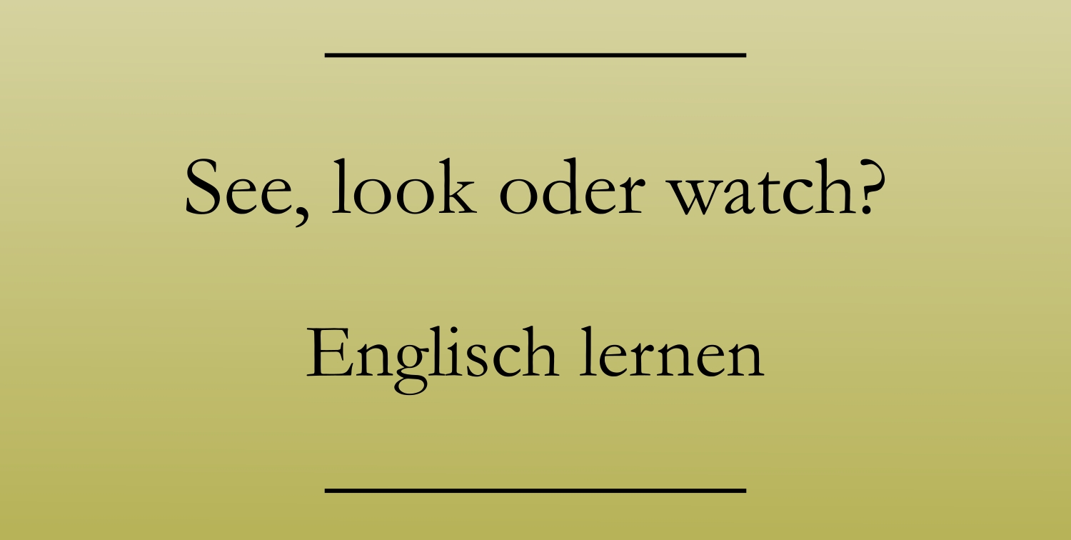 Ich möchte ihn kennenlernen englisch