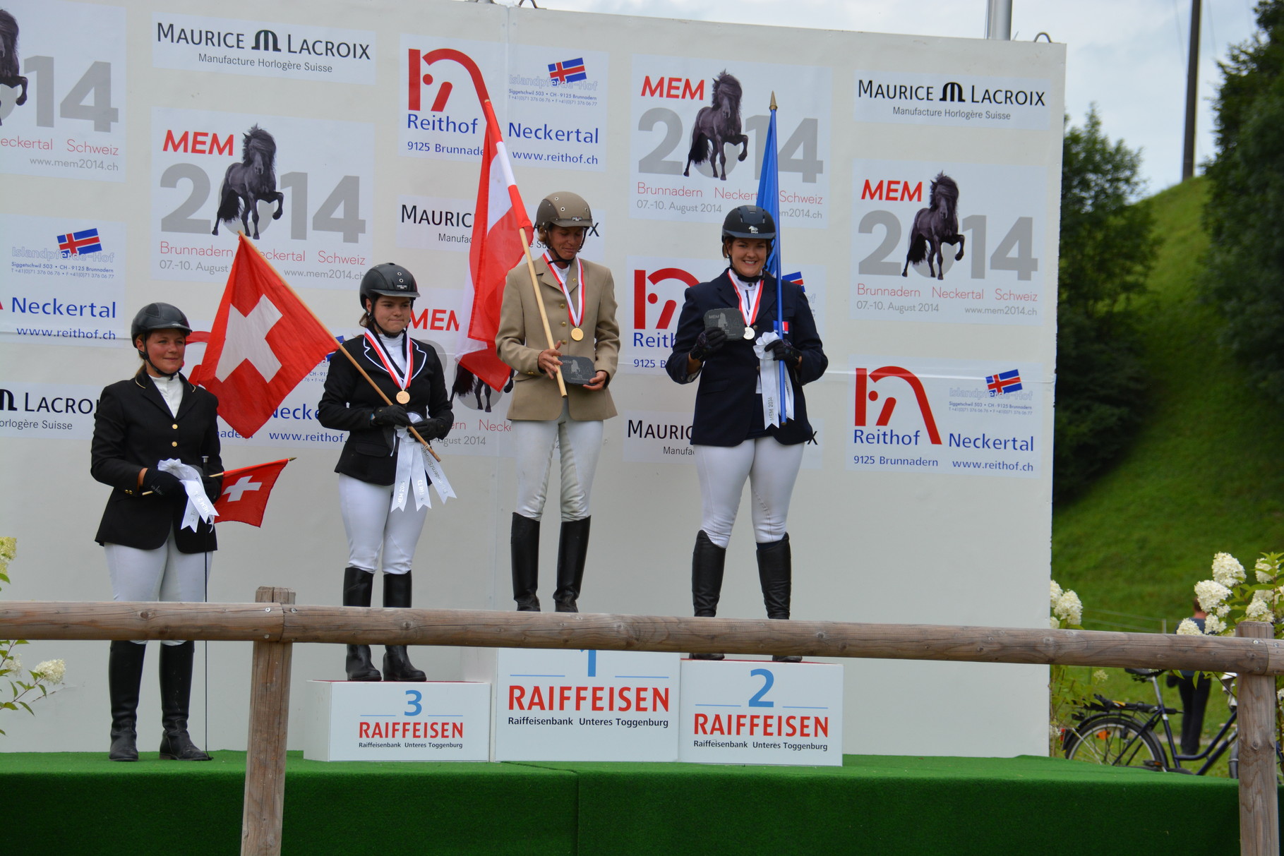 Charlotta remporte la 2ème place de l'épreuve de tölt T3