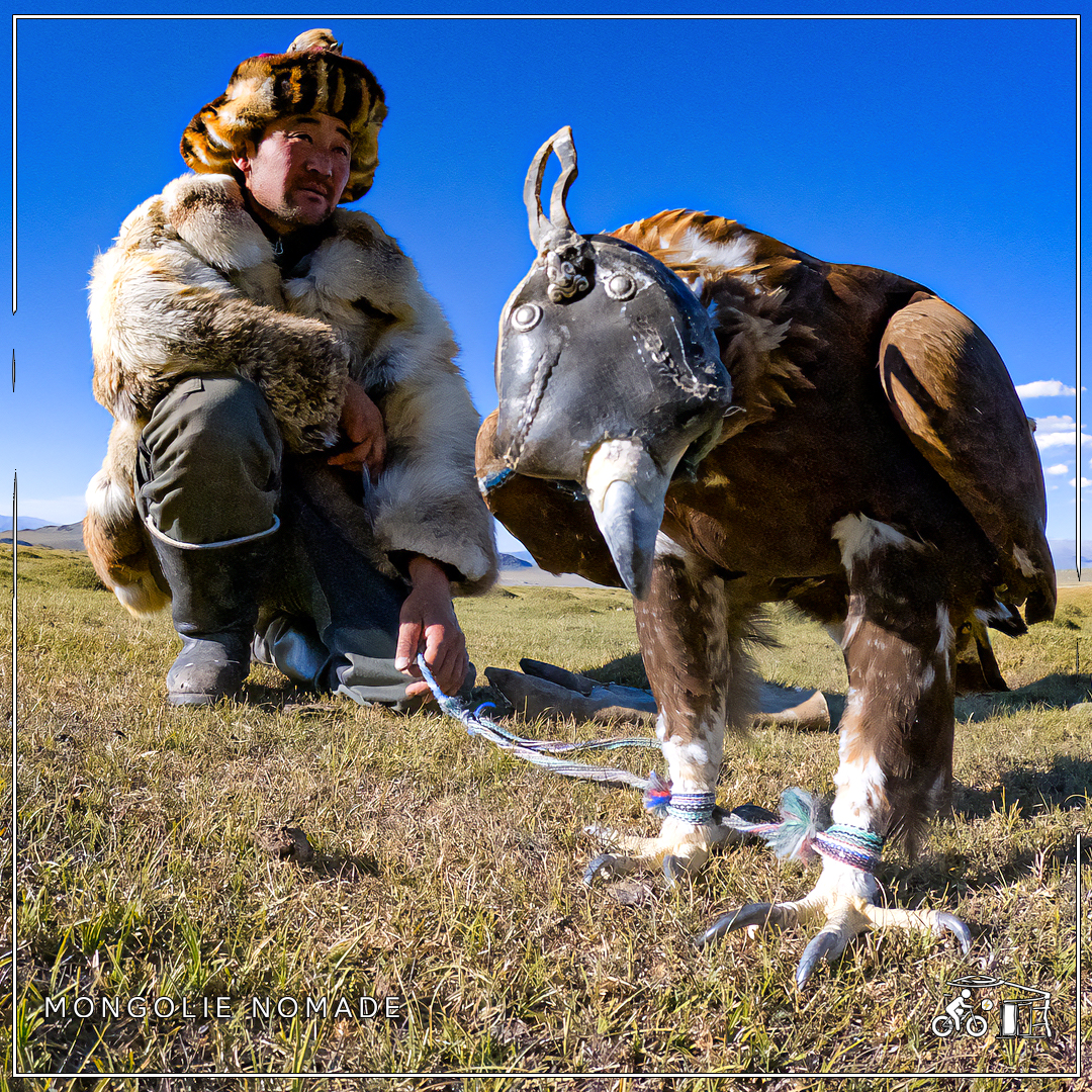 Chasseur à l'aigle Altaï