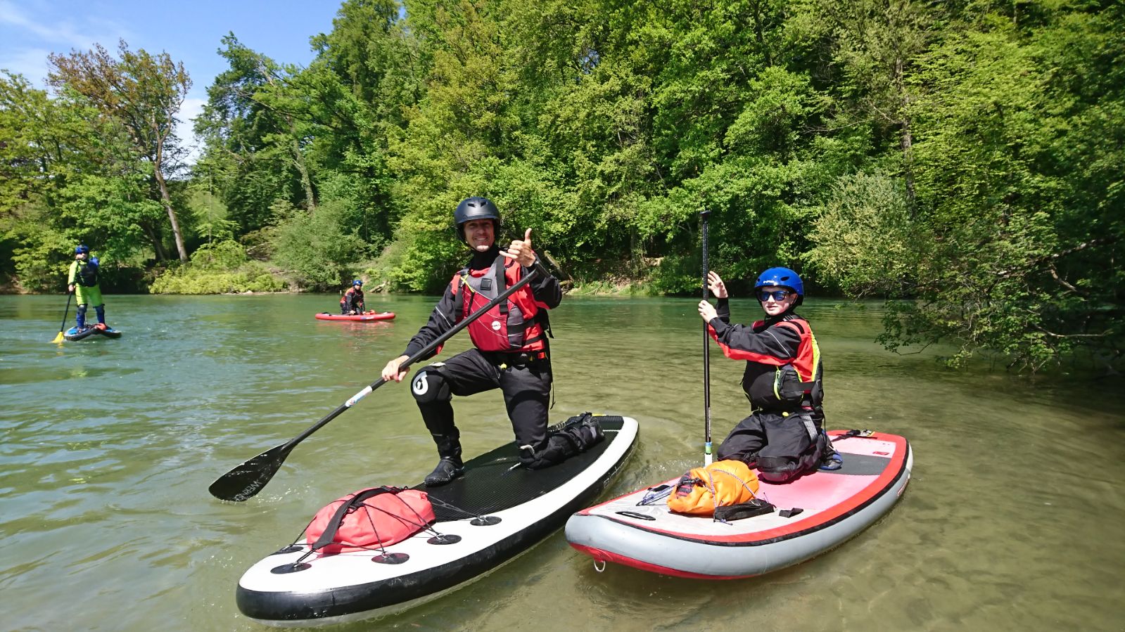 SUP Tageskurs auf der Reuss in Bremgarten