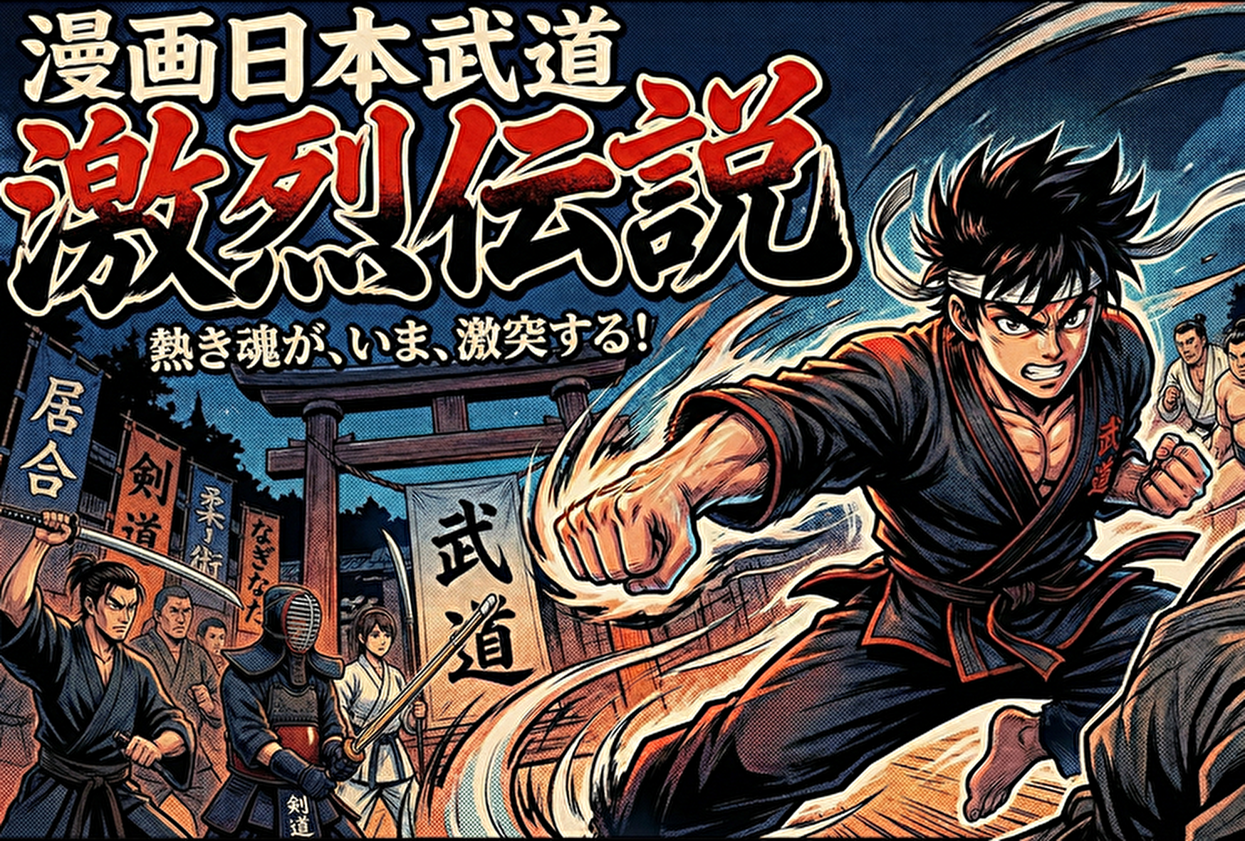 漫画日本武道 激烈伝説