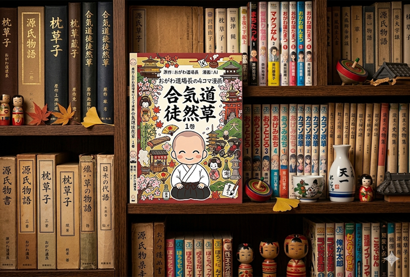 【第1巻】4コマ漫画 おがわ道場長の合気道徒然草