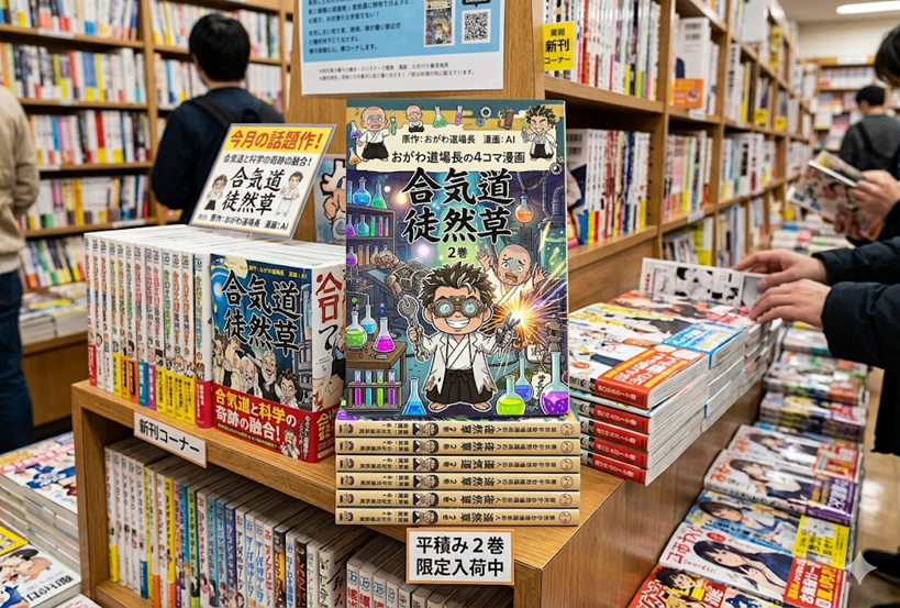 【第2巻】4コマ漫画 おがわ道場長の合気道徒然草