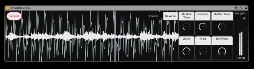 Stretch Zone: Freeze, Reverse & Denoise Your Sounds | Max for Live Device