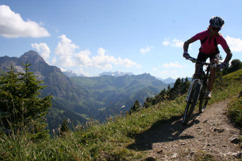 Mountainbiken im Kleinwalsertal