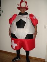FAN ARTIKEL Fussballkostüm, aufblasbar