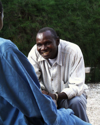 Peter Jabang, Kindergartenleiter in Sanyang