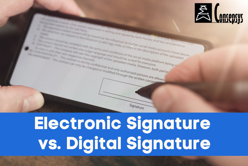 What is the difference between Digital Signature and Electronic Signature?