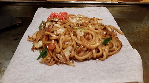 風の街 放出店 焼きうどん