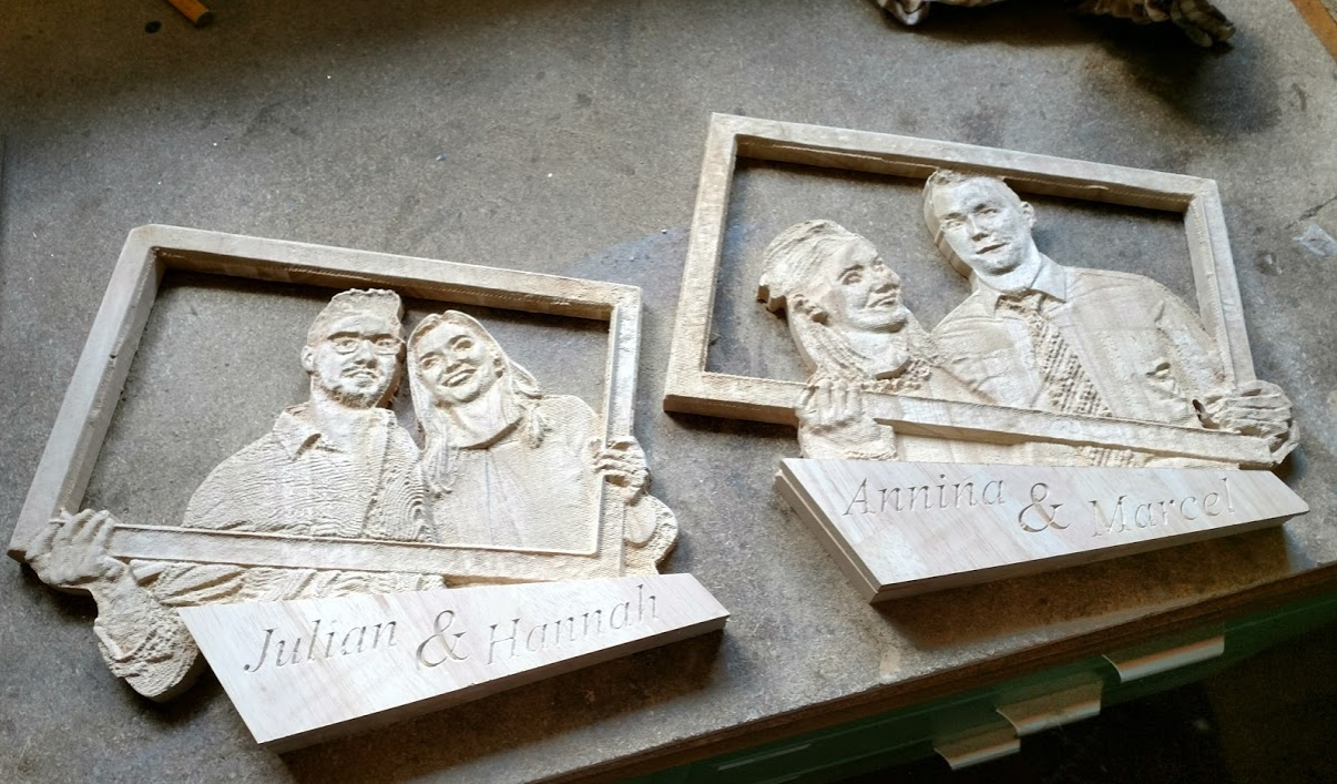 Anleitung Zur Herstellung Von Gefrasten Bildern Holzdesign