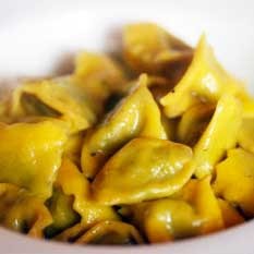 Specialitet: Agnolotti -pasta