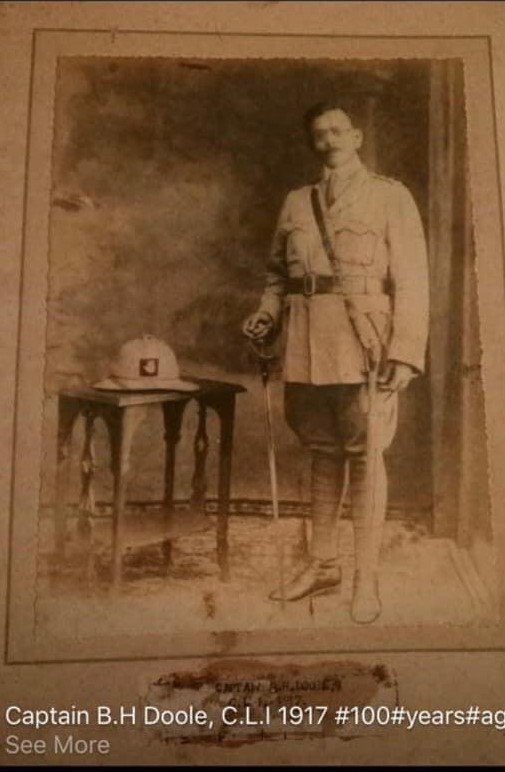 3G - Mudaliyar of Giriwapaththuwa - Captain Baba Hajirin Doole - Ceylon Light Infantry (Courtesy: Swarshi Devi Doole Ahamath)