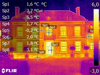 test d'infiltrométrie à l'air (BlowerDoor) d'une maison à Jodoigne en 2017 - PrismEco