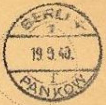 EKB BERLIN-PANKOW 1 f ioS oZt  19. 9.1940