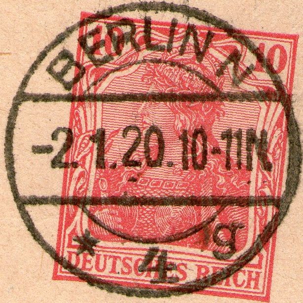 EKB N * 4 g (Grotesk), 2.1.1920 - 14.9.1927
