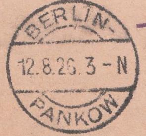 EKB BERLIN-PANKOW  Min  27. 1.1915 –  6. 1.1936