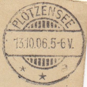 BG Plötzensee * * a 21.6.1906 - 20.2.1926