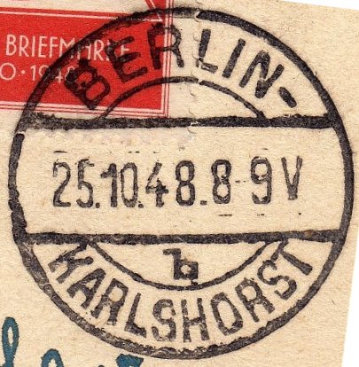 EKB BERLIN-KARLSHORST  b  25. 4.1928 – 14.  2.1950