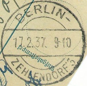 EKB BERLIN-ZEHLENDORF 3  oVN    3.  9.1931 – 29.11.1941