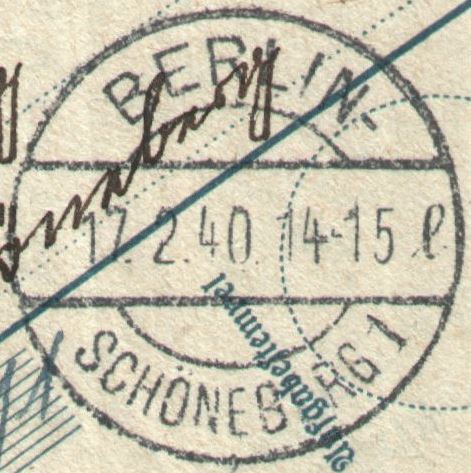 EKB BERLIN-SCHÖNEBERG  1 * l idBr oVN  8. 1.1931