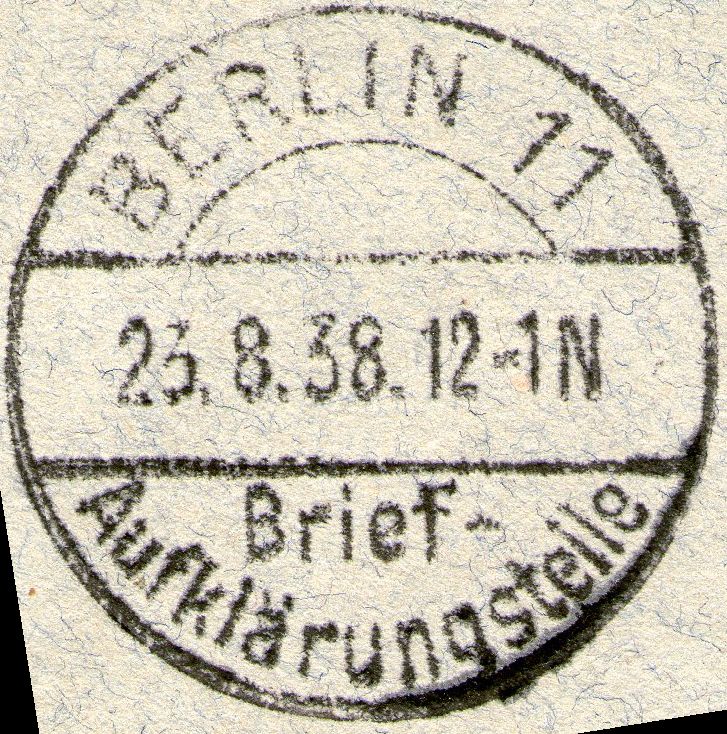 EKB SW 11 Brief/Aufklärungsstelle, 20.11.1937 - 23.8.1938