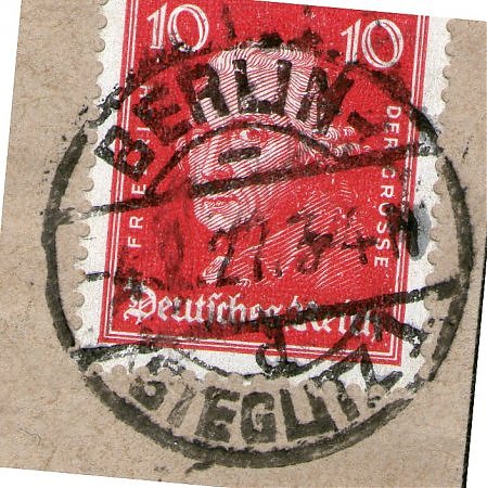EKB BERLIN-STEGLITZ  1  – d  24.  5.1912 –  4. 2.1927